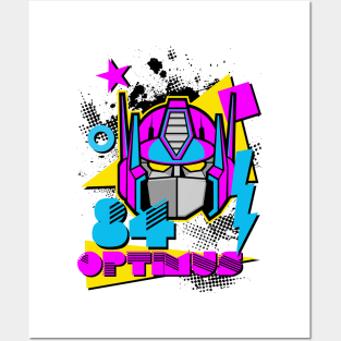 OPTIMUS PRIME: Gen 1 Transformers - 80s style Posters and Art